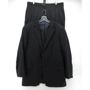 Brooks Brothers Suit 45 L Estrato Madison 1818 Wool Blazer Pants 38X31